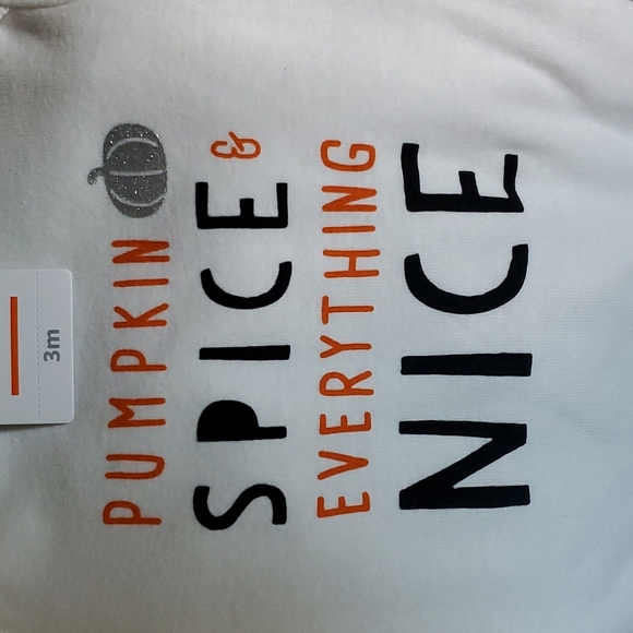 Carter Just One You Pumpkin Spice 2pc outfit - 3M - Picture 4 of 7